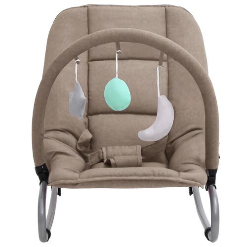 Skråstol til baby stål gråbrun