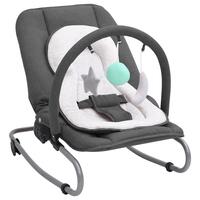 Skråstol til baby stål antracitgrå