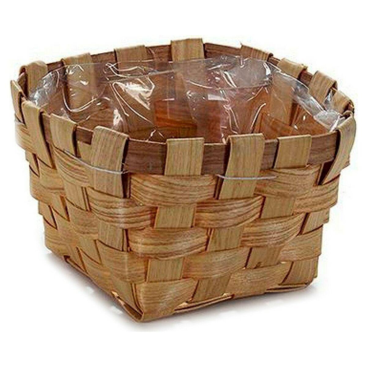 Ibergarden urtepotte i brun sukkerrør - 18 x 9,5 x 18 cm billede