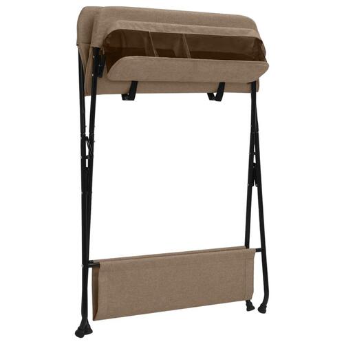 Puslebord jern gråbrun