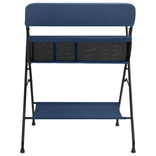 Foldbart puslebord - marineblå