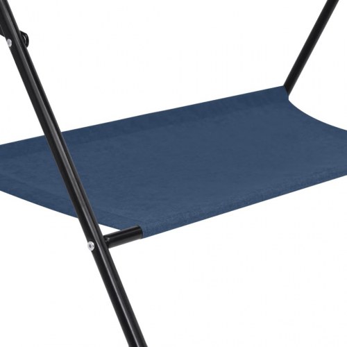 Foldbart puslebord - marineblå
