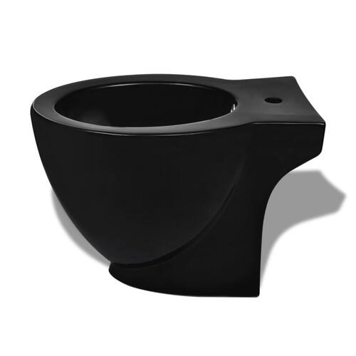 Bidet rund sort keramik
