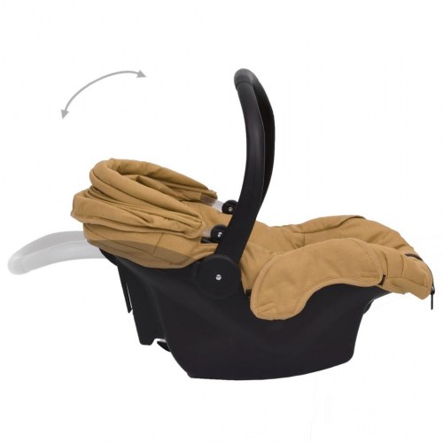 Babyautostol 42x65x57 cm gråbrun