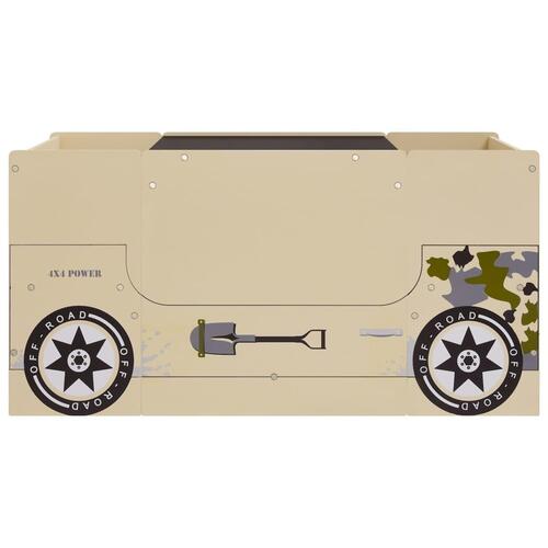 Bord- og stolesæt til børn 3 dele offroad bildesign MDF