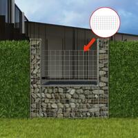 Gabionkurv U-formet stål 160 x 20 x 150 cm