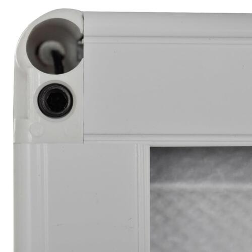 Plisseret insektnet til vinduer aluminium 60 x 80 cm med afskygning