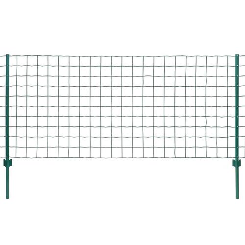 Eurohegn 20 x 0,8 m stål grøn