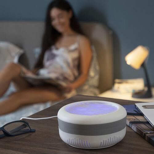 Myggeafvisende lampe ved hjælp af sugning inklusiv vægbeslag KL Lite InnovaGoods