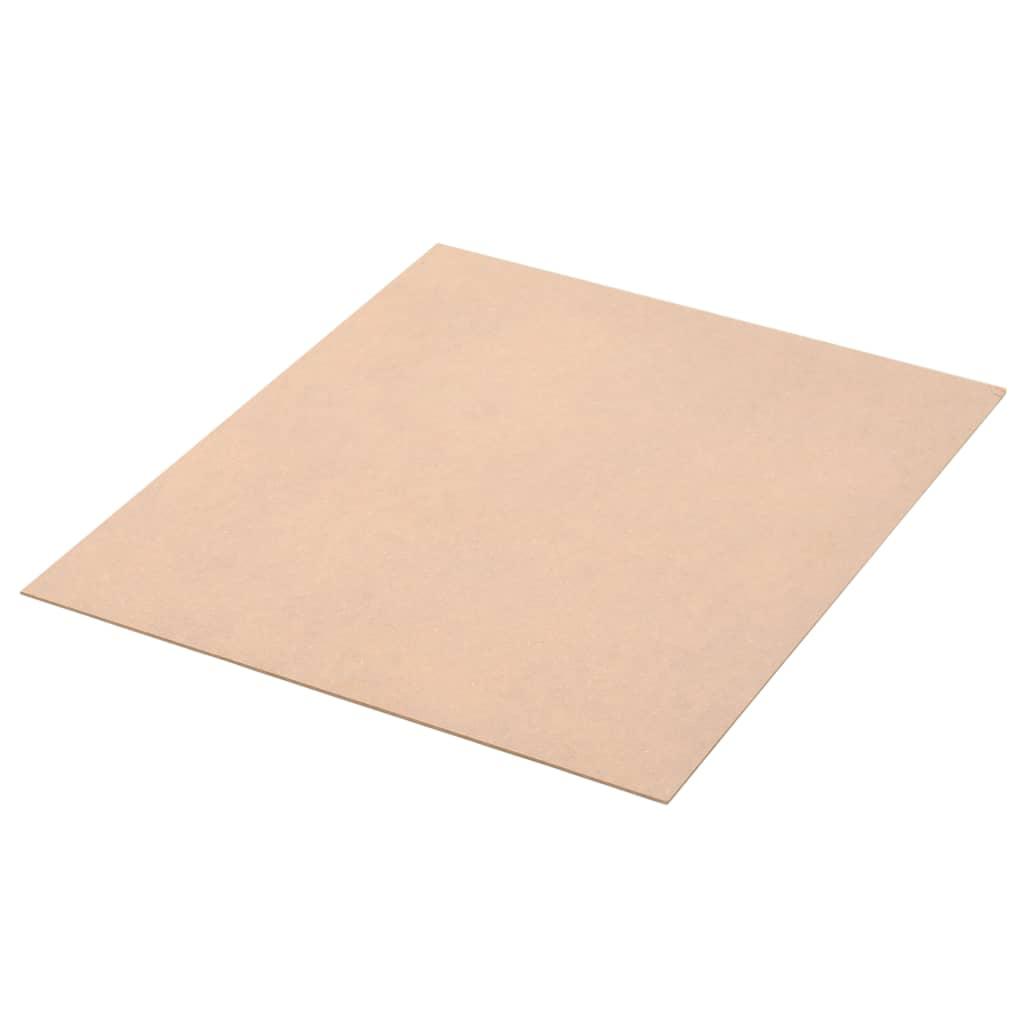 MDF-plader 20 stk. firkantet 60 x 60 cm 2,5 mm