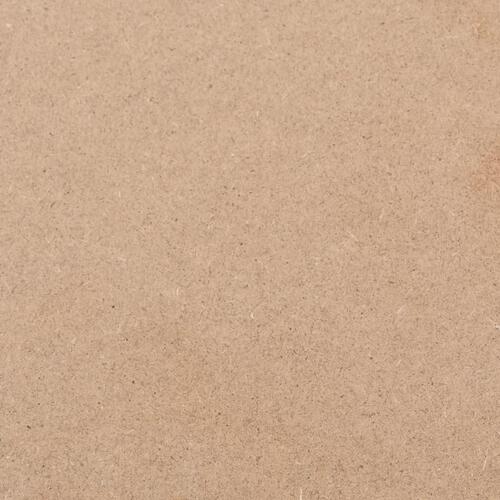 MDF-plader 2 stk. rektangulær 120 x 60 cm 12 mm