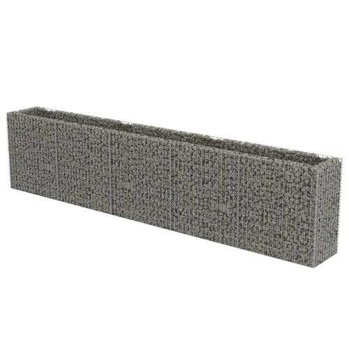 Gabion-højbed 450x50x100 cm galvaniseret stål