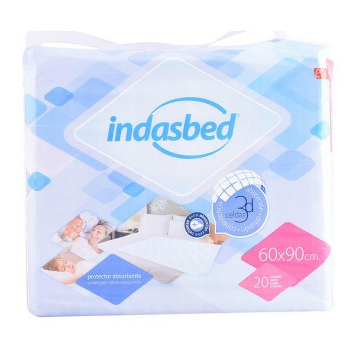 Inkontinens Beskytter Indasbed Indasec 20 enheder 60 x 60 cm - 20 Enheder