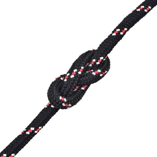 Marinereb polypropylen 14 mm 250 m sort