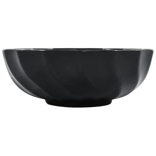 Håndvask 46 x 17 cm keramik sort