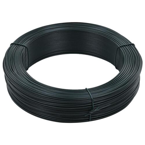 Hegnsbindetråd 250 m 2,3/3,8 mm stål sortgrøn
