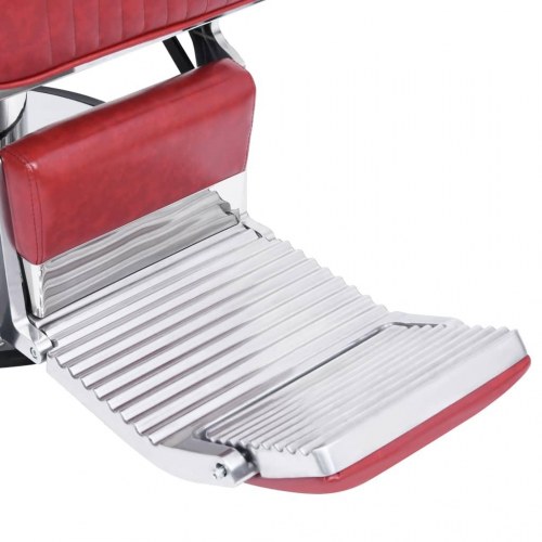 Frisørstol 68x69x116 cm kunstlæder rød