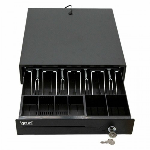 Kasseskuffe iggual IGG316368 - sort/multifarvet, 10 rum