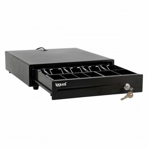 Kasseskuffe iggual IGG316368 - sort/multifarvet, 10 rum