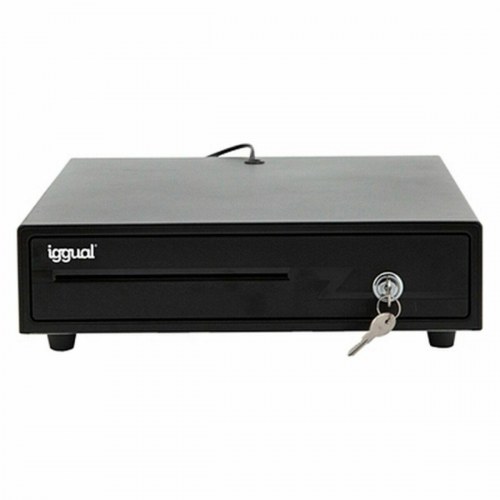 Kasseskuffe iggual IGG316368 - sort/multifarvet, 10 rum
