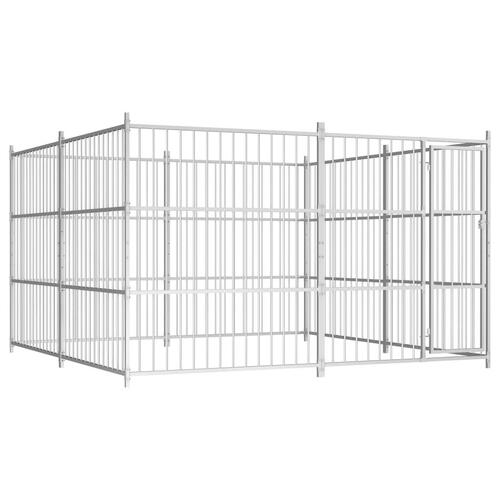 Udendørs hundebur 300 x 300 x 185 cm