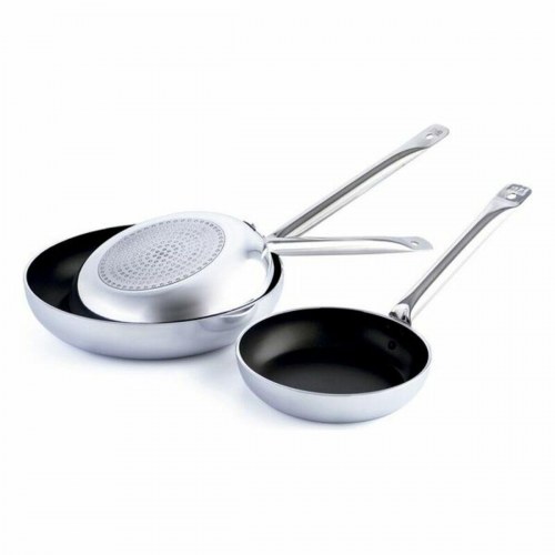 Professional Pro-Induction stegepande 40 cm - 4 mm aluminium, sort