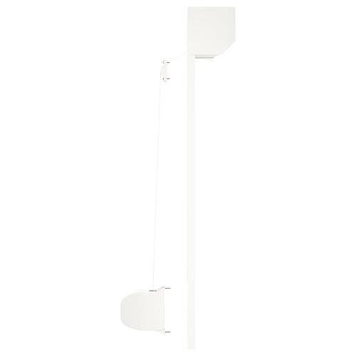 Rulleskodder aluminium 100x100 cm hvid
