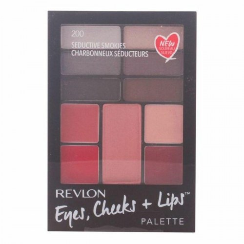 Make-up Pung Eyes Cheeks Lips Revlon (1 enheder) - 100 - Romantic Nudes