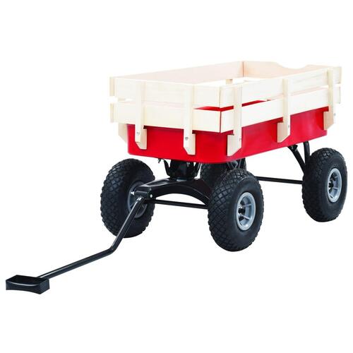 Havevogn 150 kg rød