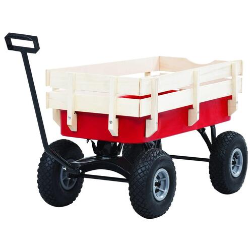 Havevogn 150 kg rød