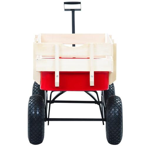 Havevogn 150 kg rød
