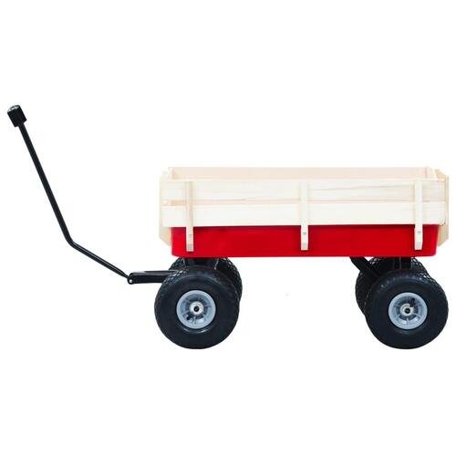 Havevogn 150 kg rød