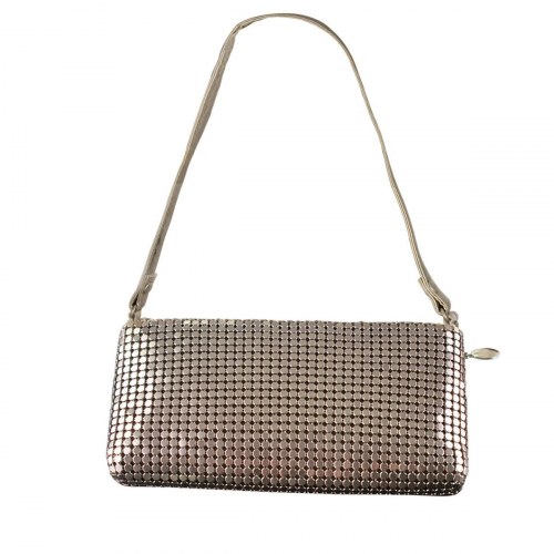 Chronotech CT-B-02 skuldertaske til damer - brun, 20 × 10 × 2 cm