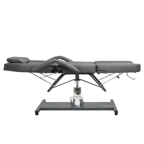 Massagebord 180x62x(87-112) cm grå