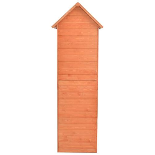 Opbevaringsskur til haven 71x60x213 cm træ