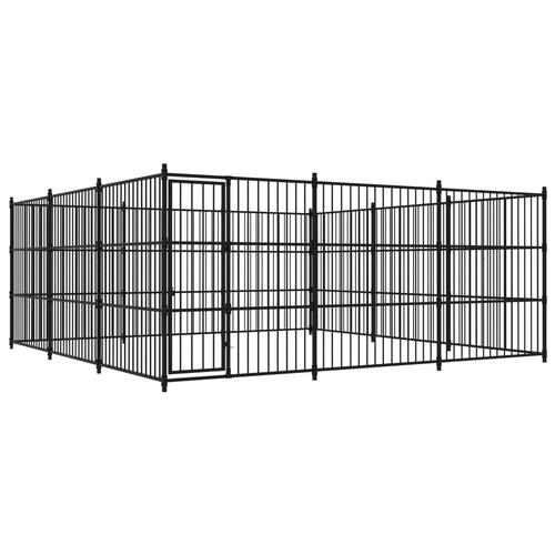 Udendørs hundebur 450 x 450 x 185 cm
