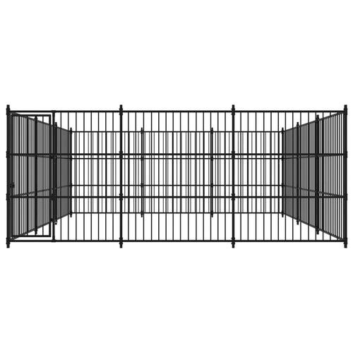Udendørs hundebur 450 x 450 x 185 cm