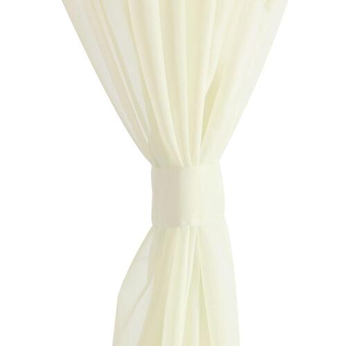 Creme gardin 140 x 175 cm 2 stk