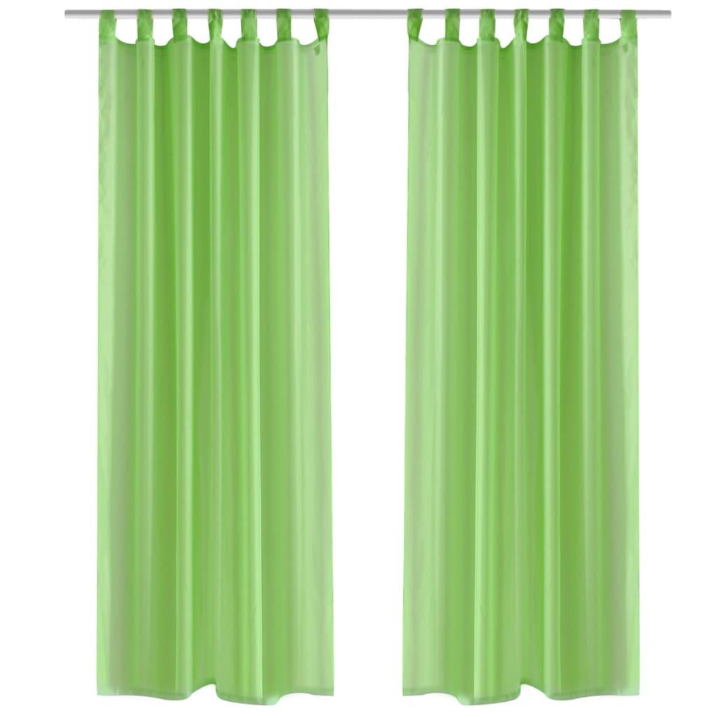Apple grønt gardin 140 x 175 cm 2 stk