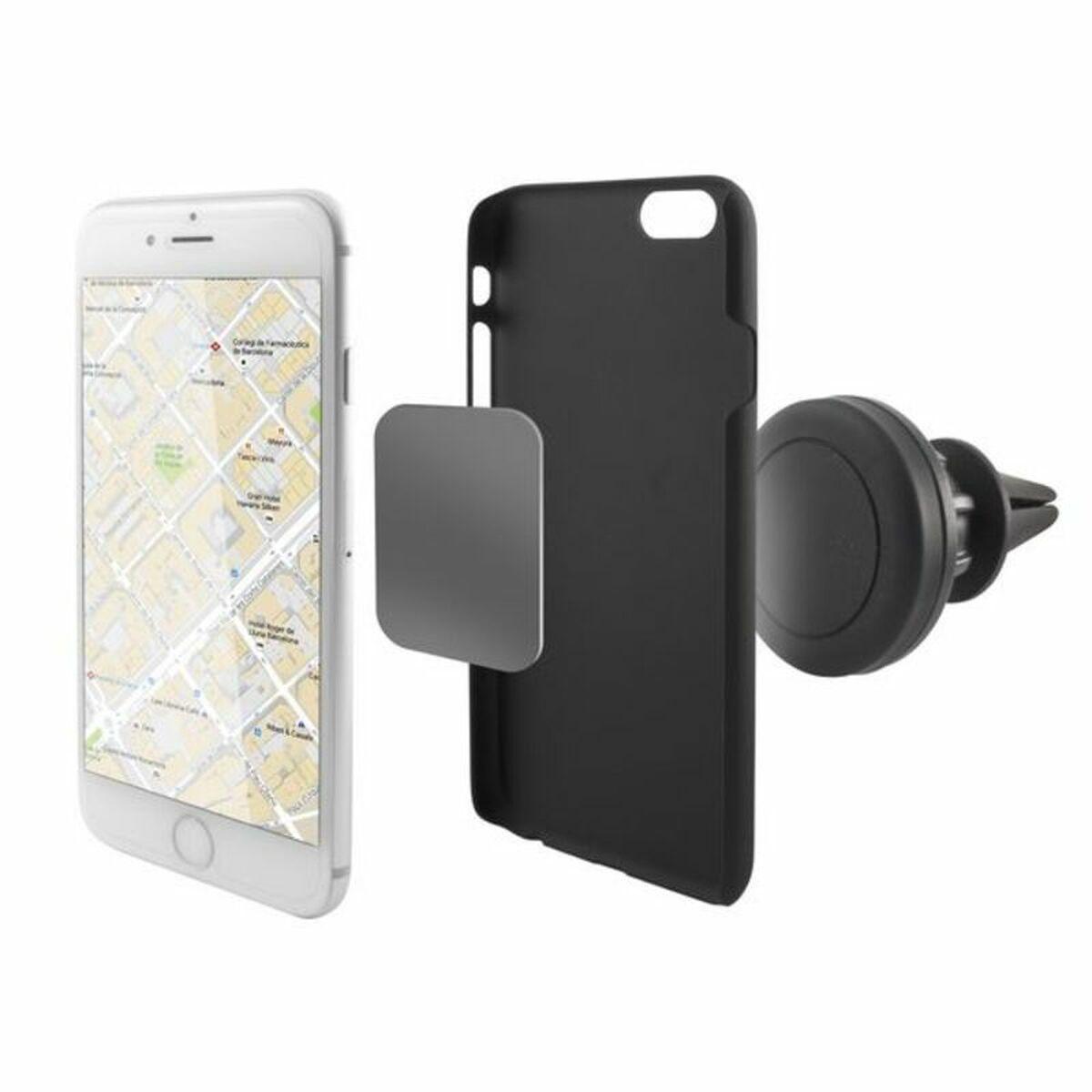 KSIX magnetisk mobilholder til bil, 360° - Sort