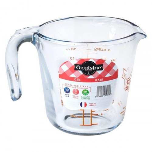 Ô Cuisine målebæger i glas 0,25 l - gennemsigtig