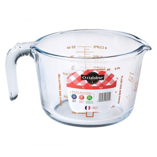 Ô Cuisine målebæger i glas 0,25 l - gennemsigtig