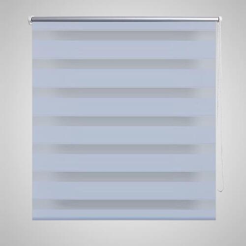 Rullegardin i zebradesign 80 x 175 cm hvid