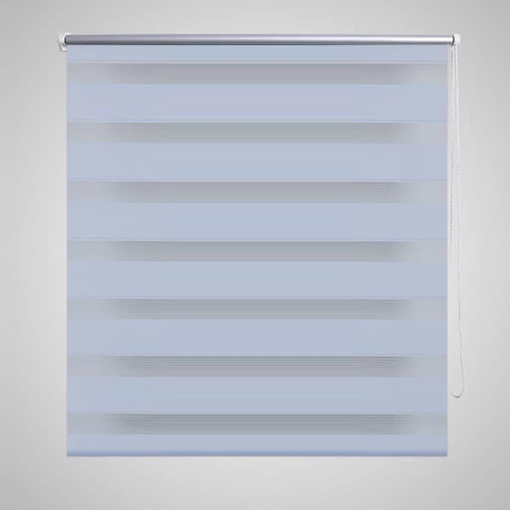 Rullegardin i zebradesign 80 x 175 cm hvid