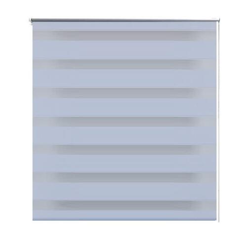 Rullegardin i zebradesign 80 x 175 cm hvid