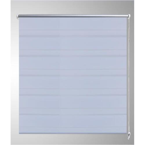 Rullegardin i zebradesign 80 x 175 cm hvid