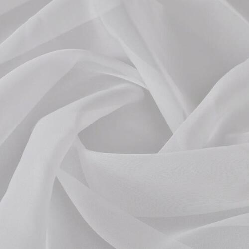 Voile-stof 1,45 x 20 m hvid