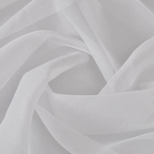 Voile-stof 1,45 x 20 m hvid
