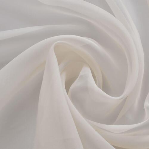 Voile Stof 1,45 x 20 m cremefarvet