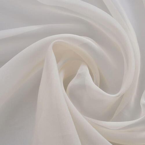Voile Stof 1,45 x 20 m cremefarvet
